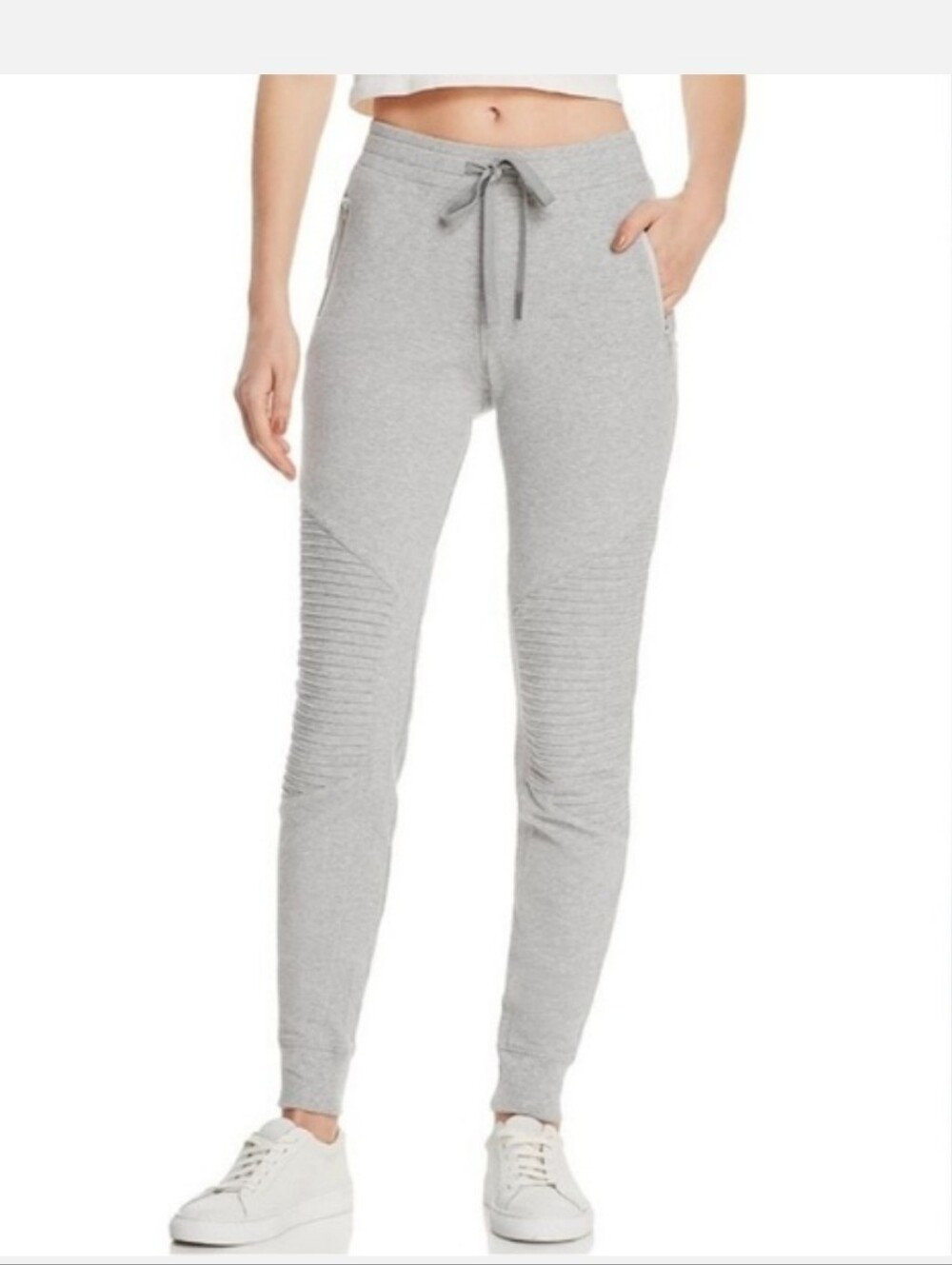 Alo Yogo Grey Moto Joggers Size Medium
